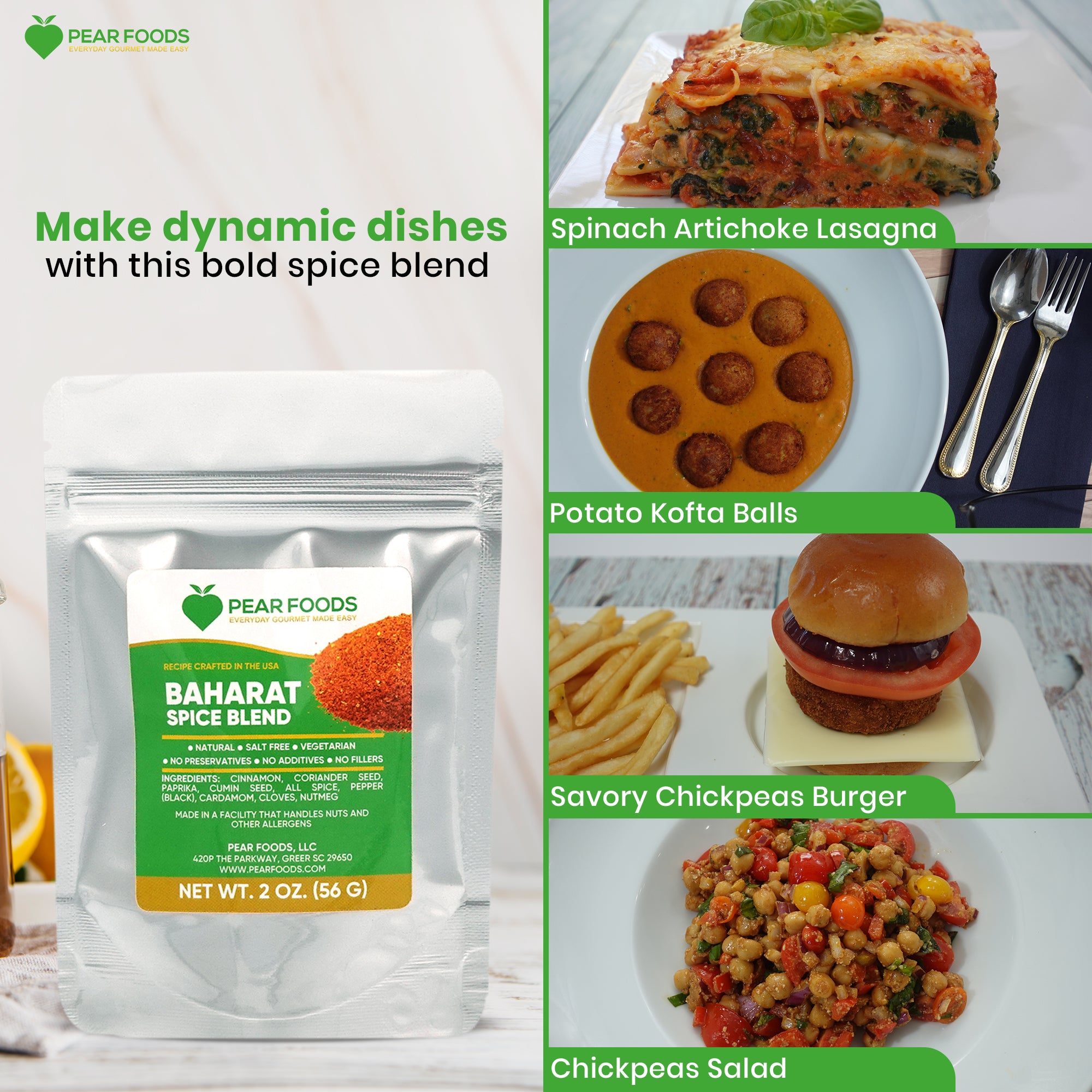 Baharat Spice Blend | Premium Fusion | Pear Foods