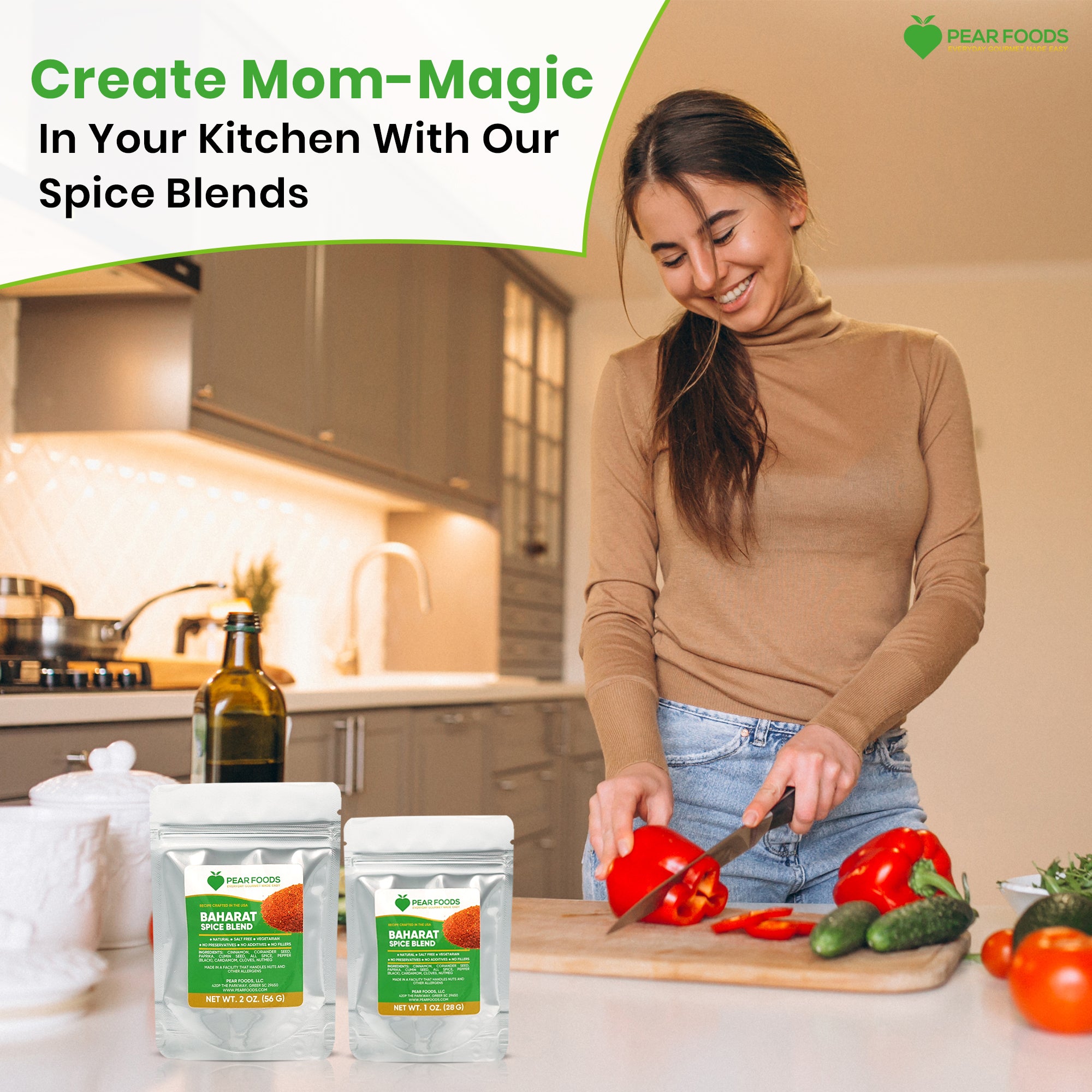 Baharat Spice Blend | Premium Fusion | Pear Foods